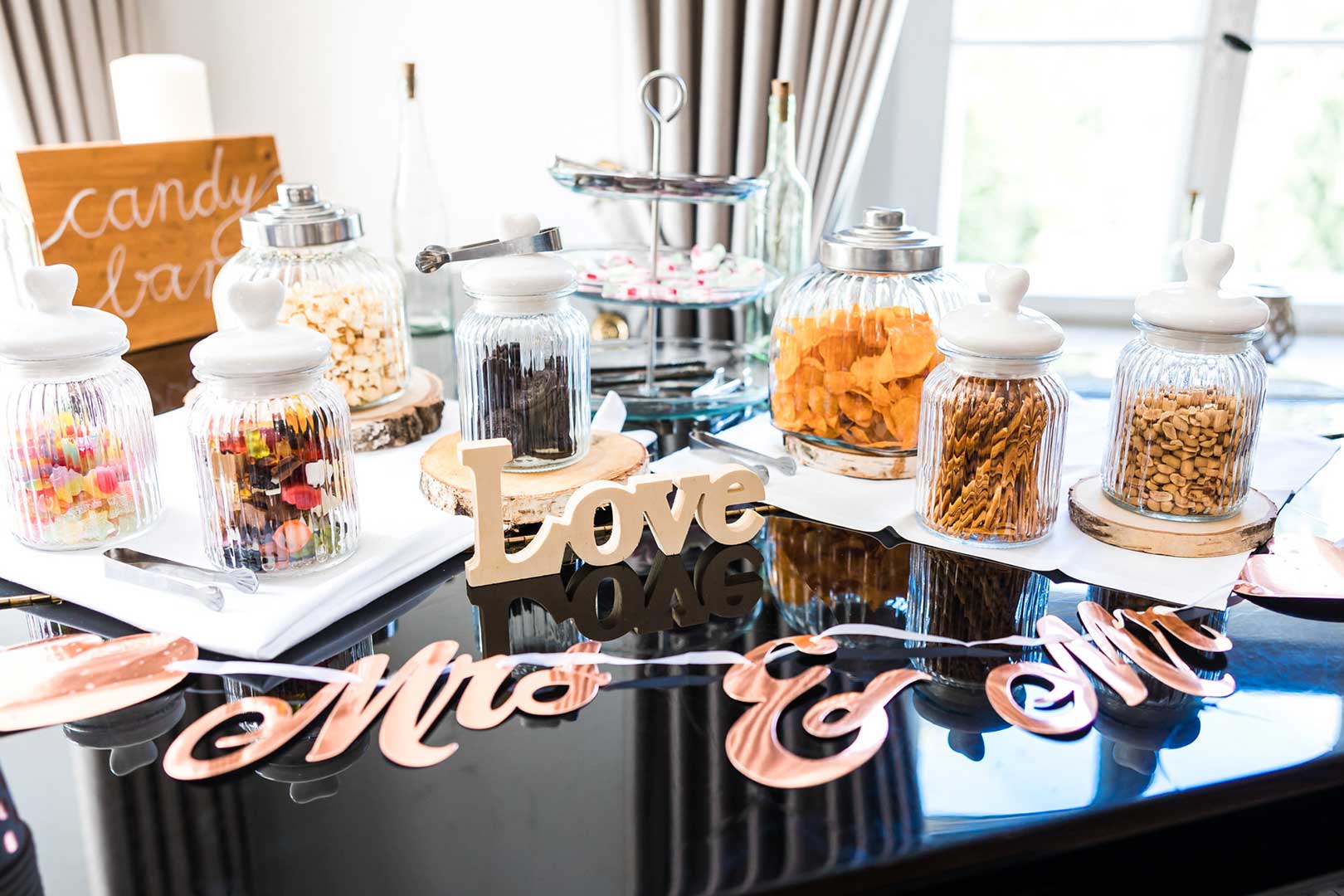 Candybar bei der Hochzeit