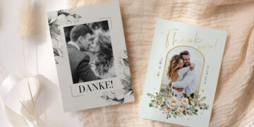 Blumige Hochzeitskarten: Romantische Designs für eure Hochzeit