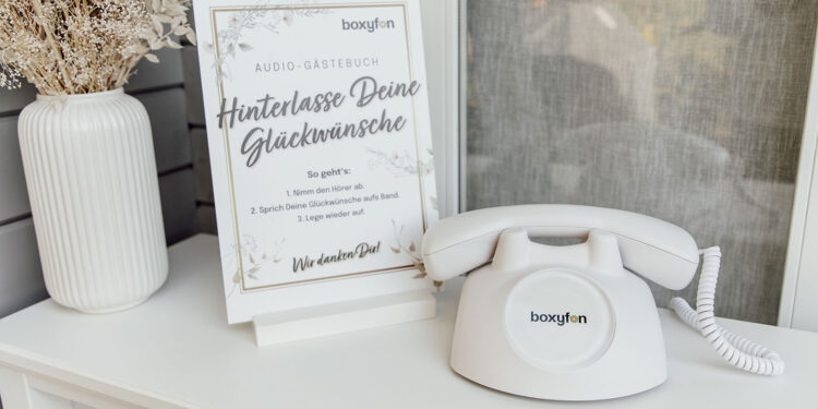 Euer persönliches Audio-Gästebuch boxyfon