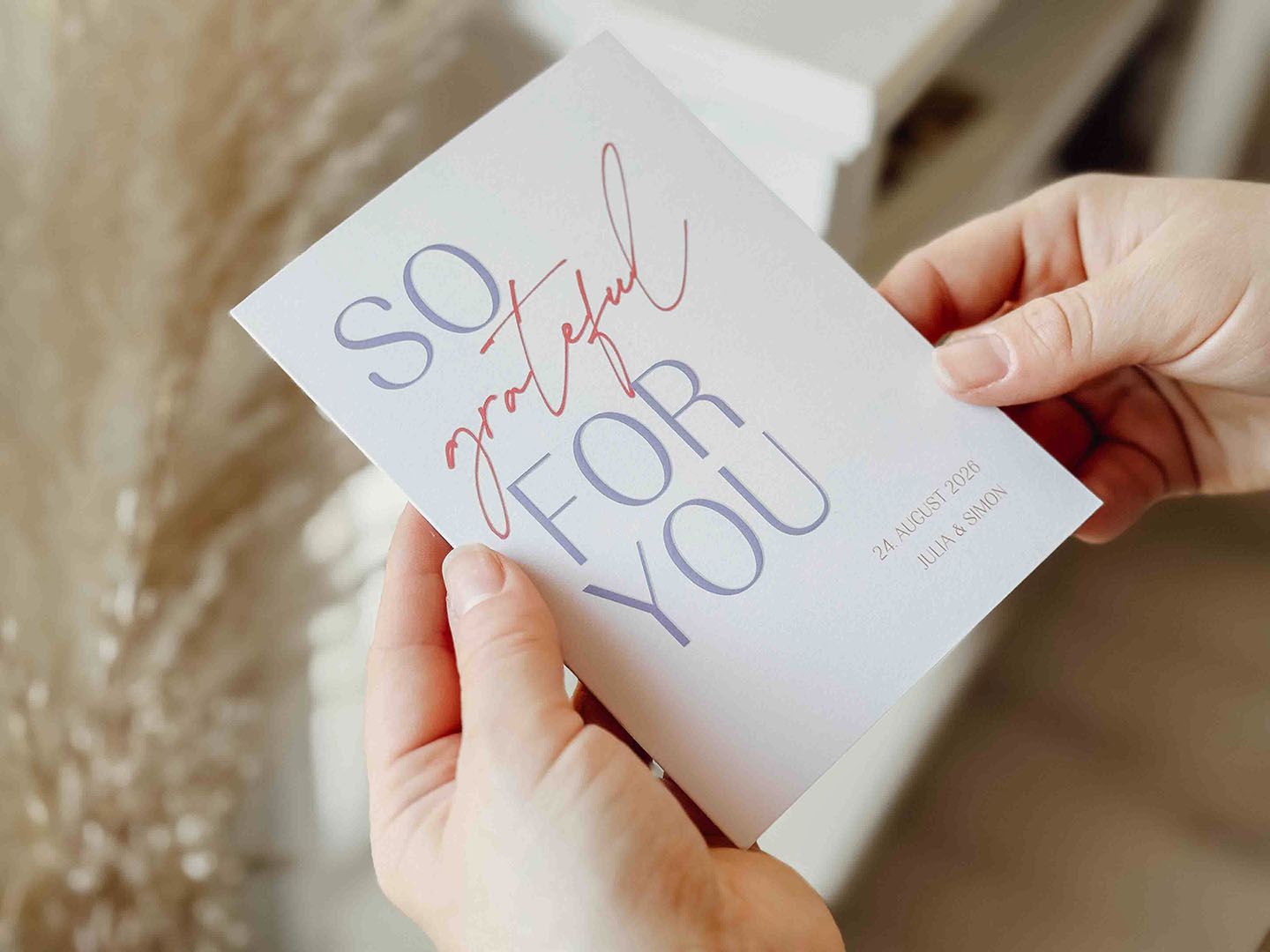 Kartenliebe Dankeskarte